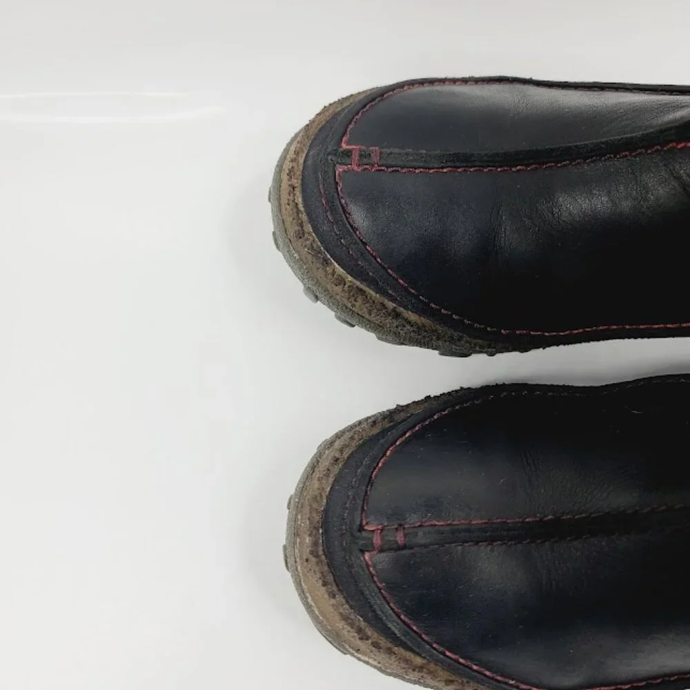 Merrell Women's Black Oslo Waterproof Slip-On Ankle Winter Snow Boot Size‎ 6.5